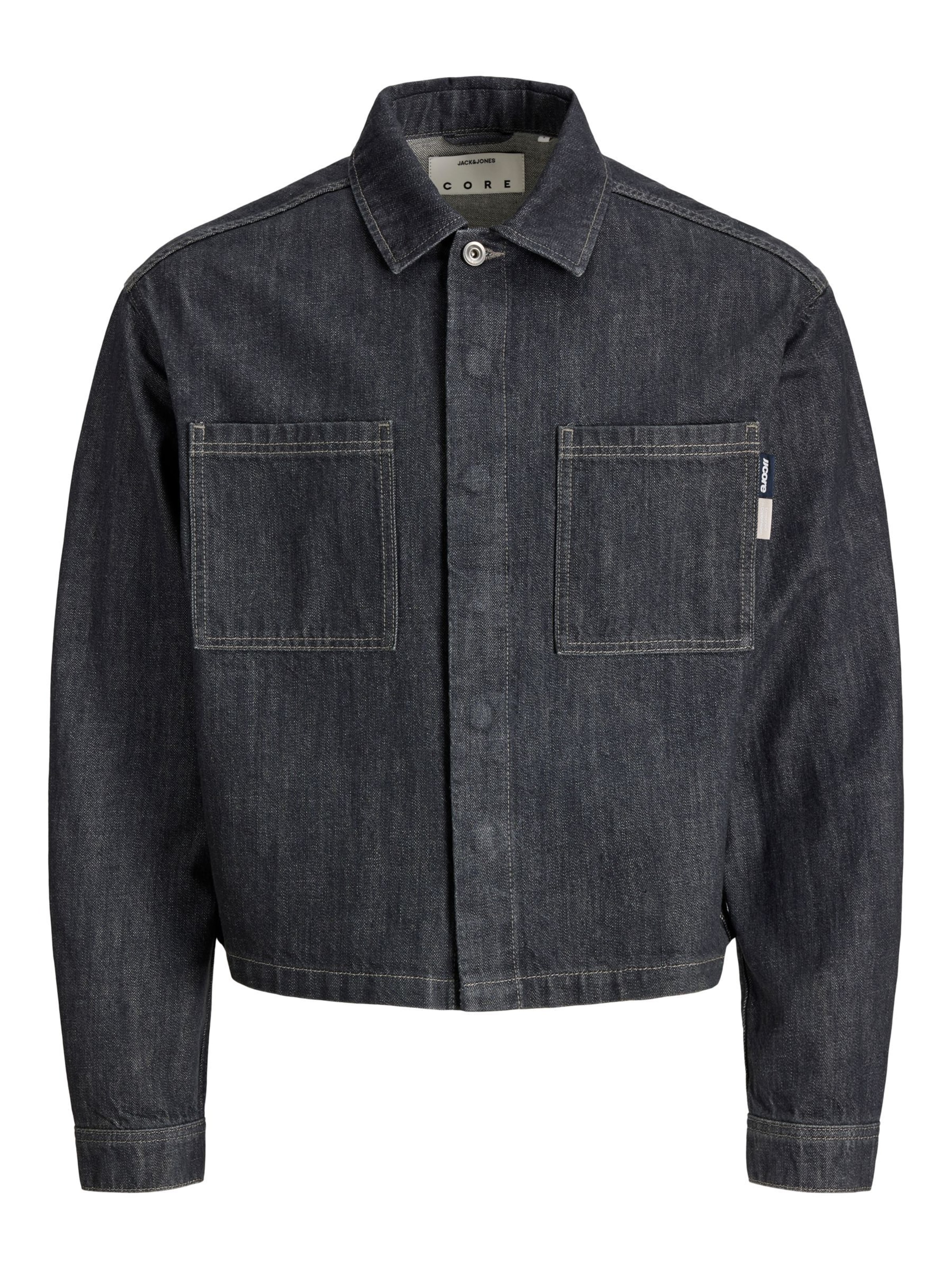 JACK & JONES - Chaqueta de entretiempo en gris: frente