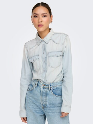 Chemisier 'ONLAlice' ONLY en bleu
