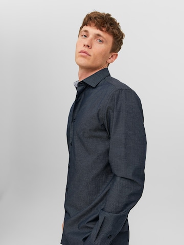 JACK & JONES Slim fit Πουκάμισο 'Parker' σε μπλε