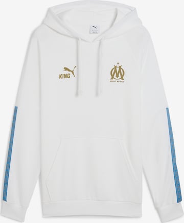 Sweat de sport 'Olympique de Marseille King' PUMA en blanc : devant