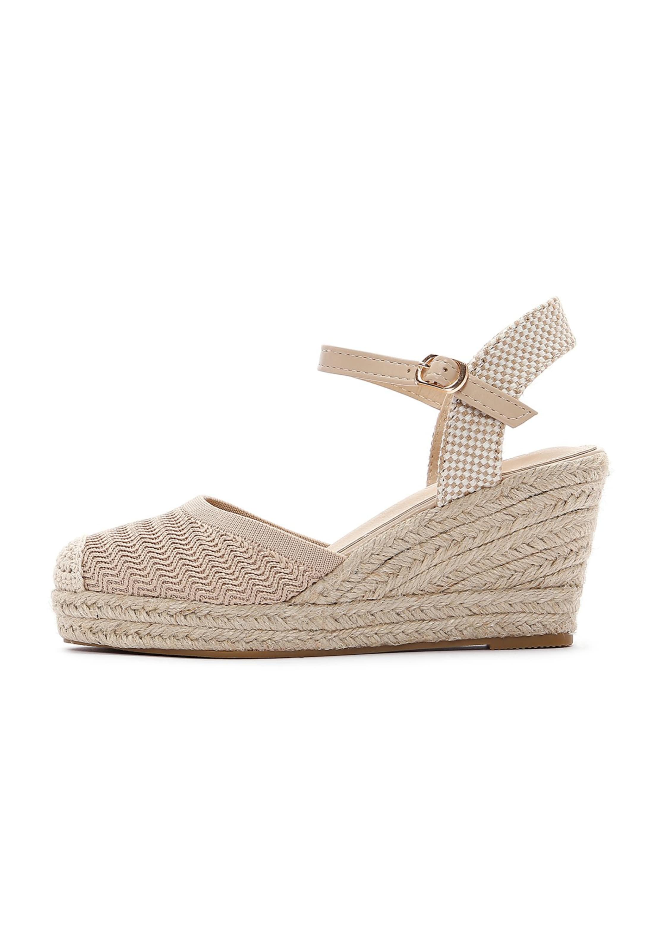 Derimod Sandaal in Beige: voorkant