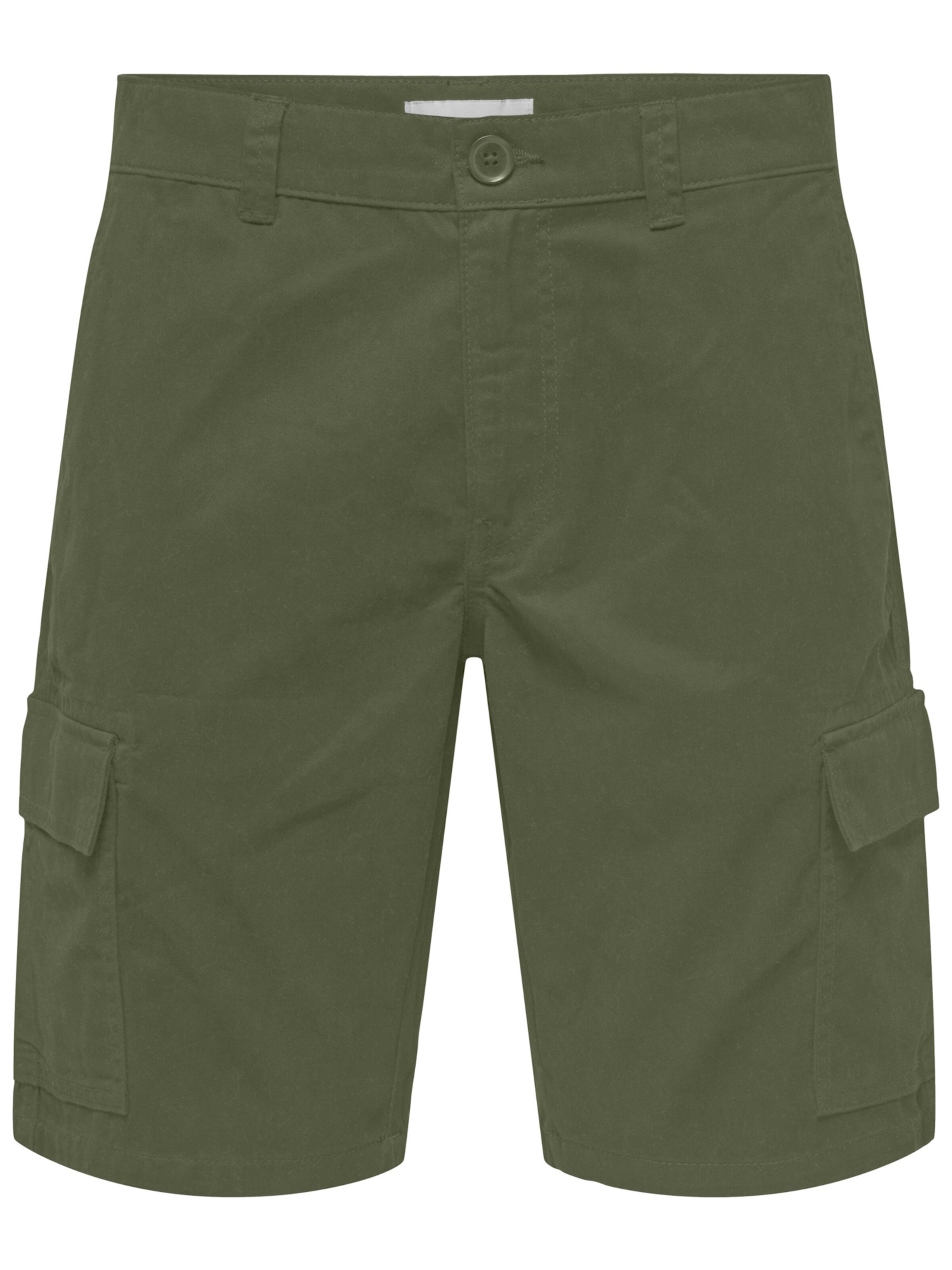 Only & Sons Slimfit Cargobroek 'Turin' in Groen: voorkant