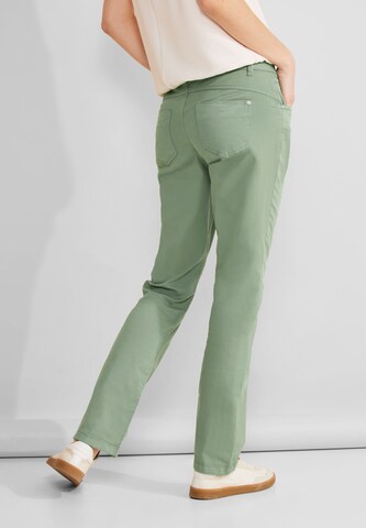 STREET ONE Regular Hose in Grün