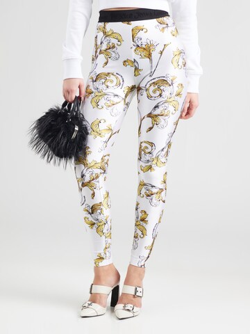 Skinny Leggings di Versace Jeans Couture in bianco: frontale