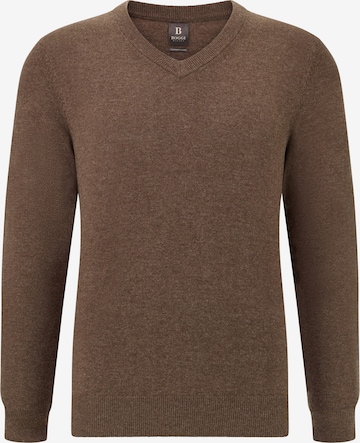 Pull-over Boggi Milano en marron : devant
