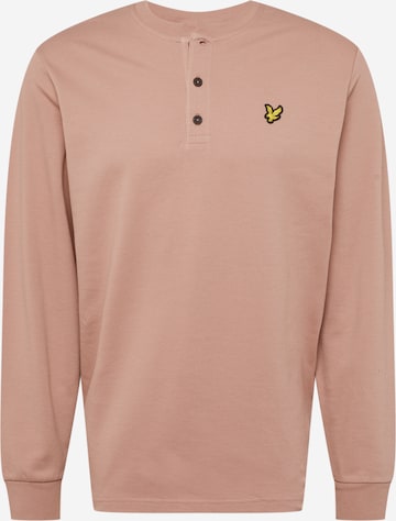 Lyle & Scott Tréning póló - rózsaszín: elől