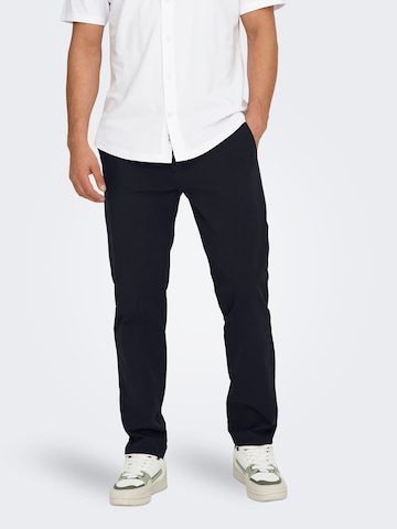 Only & Sons - Regular Calças chino 'ONSFREE' em azul: frente