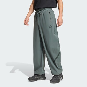 ADIDAS SPORTSWEARLoosefit Sportske hlače 'Z.N.E.' - siva boja: prednji dio