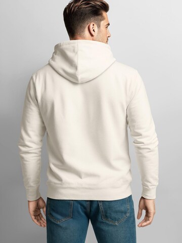 Neverless Sweatshirt 'Berg Herzschlag' in Beige