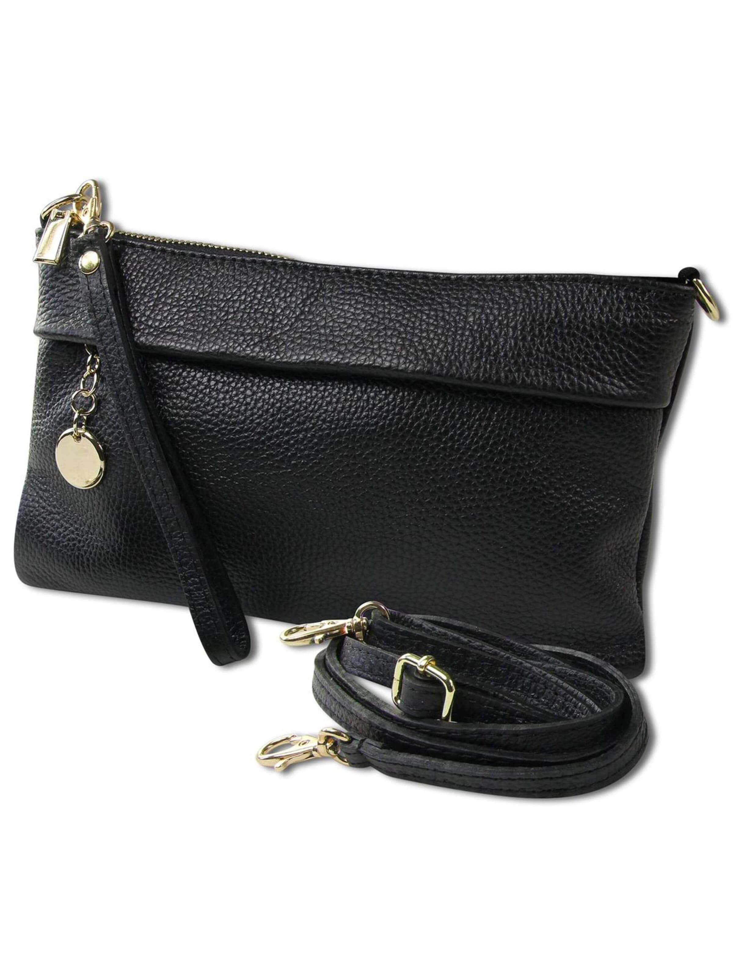 Toscanto Clutch in Black: front