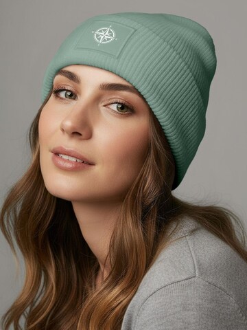 Neverless Beanie 'Windrose' in Green