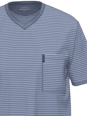 Ammann Short Pajamas 'Nightwear' in Blue