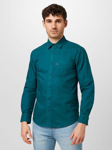 LEVI'S ® Regular fit Button Up Shirt 'Sunset 1 Pocket Standard' in Blue: front