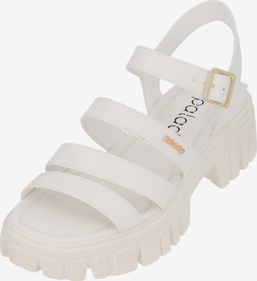 Palado Mules 'Tarla' in White: front