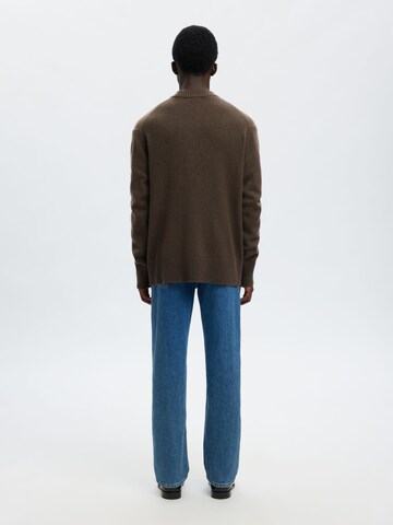 SELECTED - Jersey en marrón