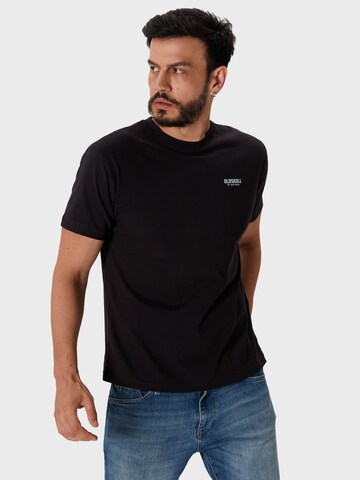 Oldskull Shirt in Schwarz: Vorderseite