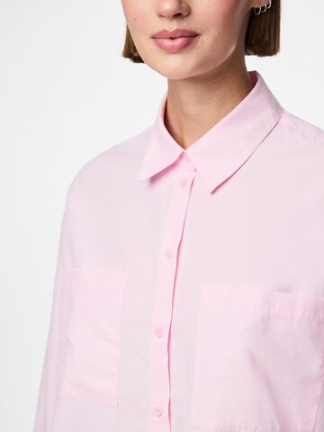 Chemisier 'MELIA ' PIECES en rose