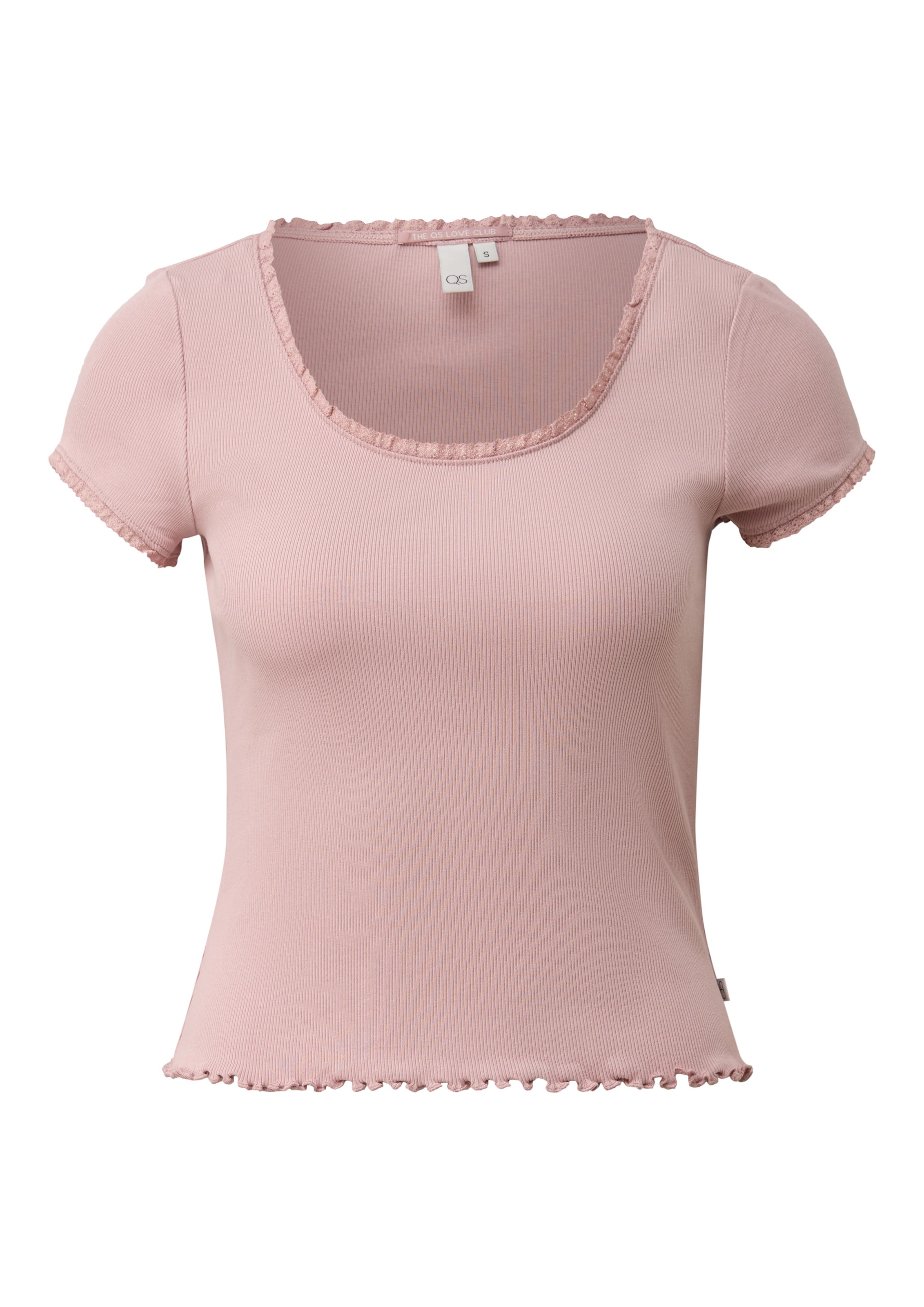 QS T-Shirt in Pink: Vorderseite