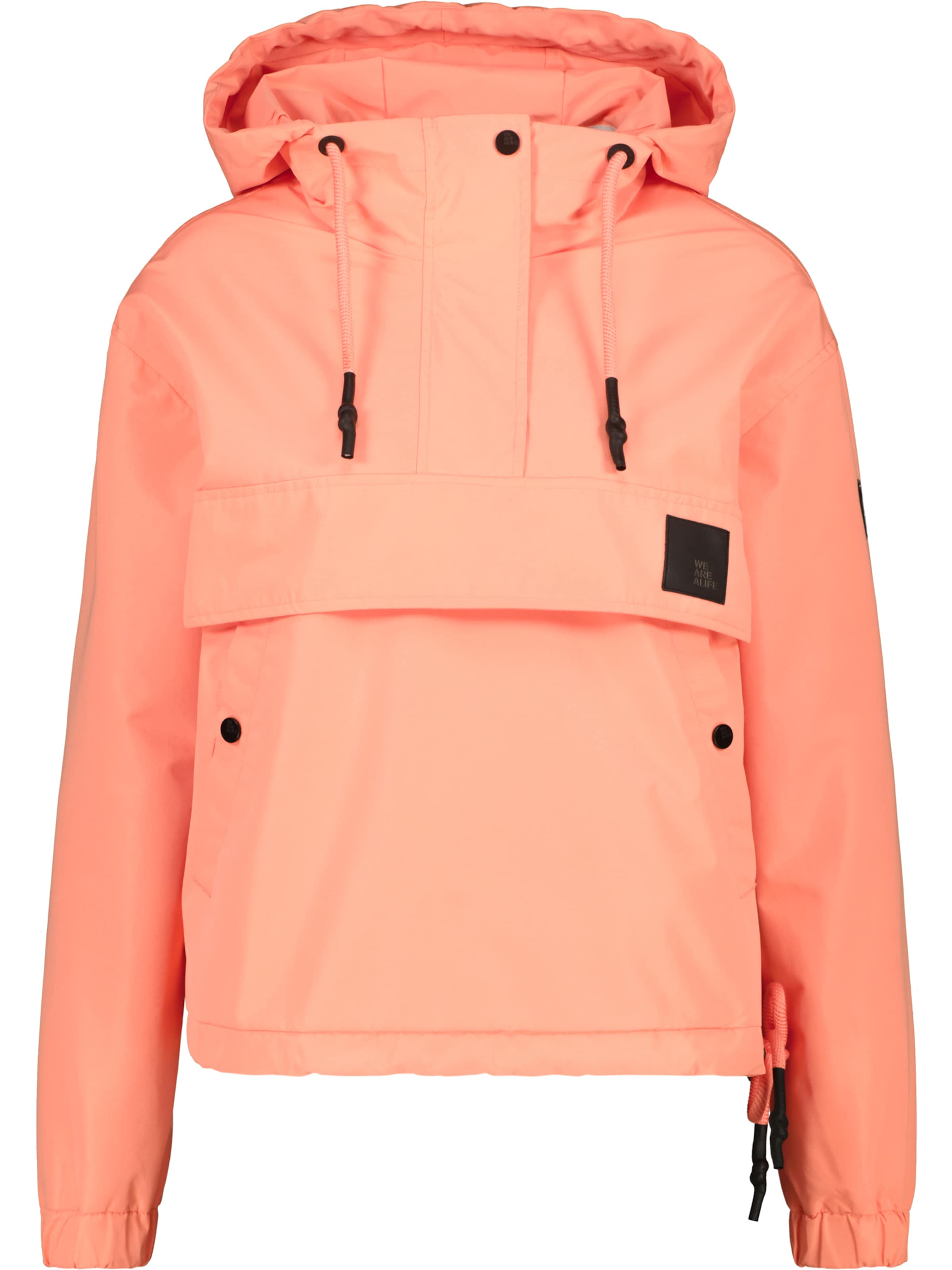 Orange pullover jacket sale