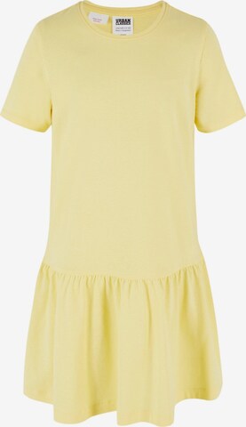 Urban Classics - Vestido 'Valance' em amarelo: frente