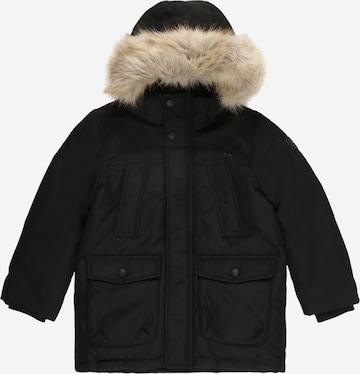 TOMMY HILFIGER Zimní bunda – černá: přední strana