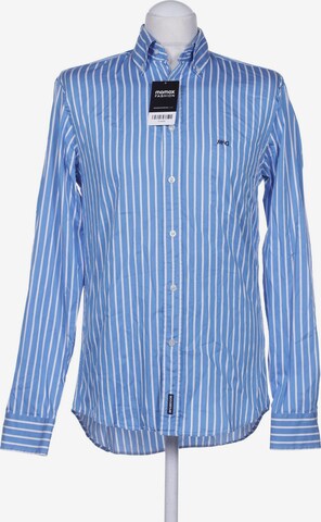 McGREGOR Button Up Shirt in S in Blue: front