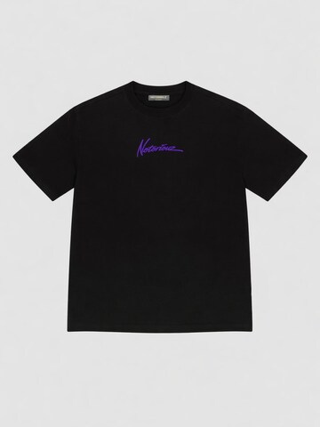 Notoriouz Shirt 'NTRZ MUSTANG' in Black: front