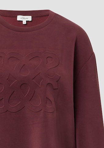 s.Oliver Sweatshirt in Rood