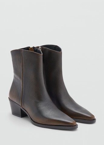 Bottines 'DIA1' MANGO en marron