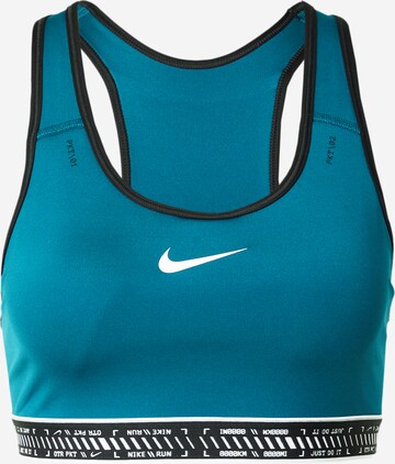 NIKE Bustier Sports-BH i blå: forside