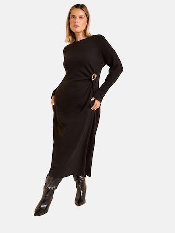 Robes en maille Friends Like These en noir : devant