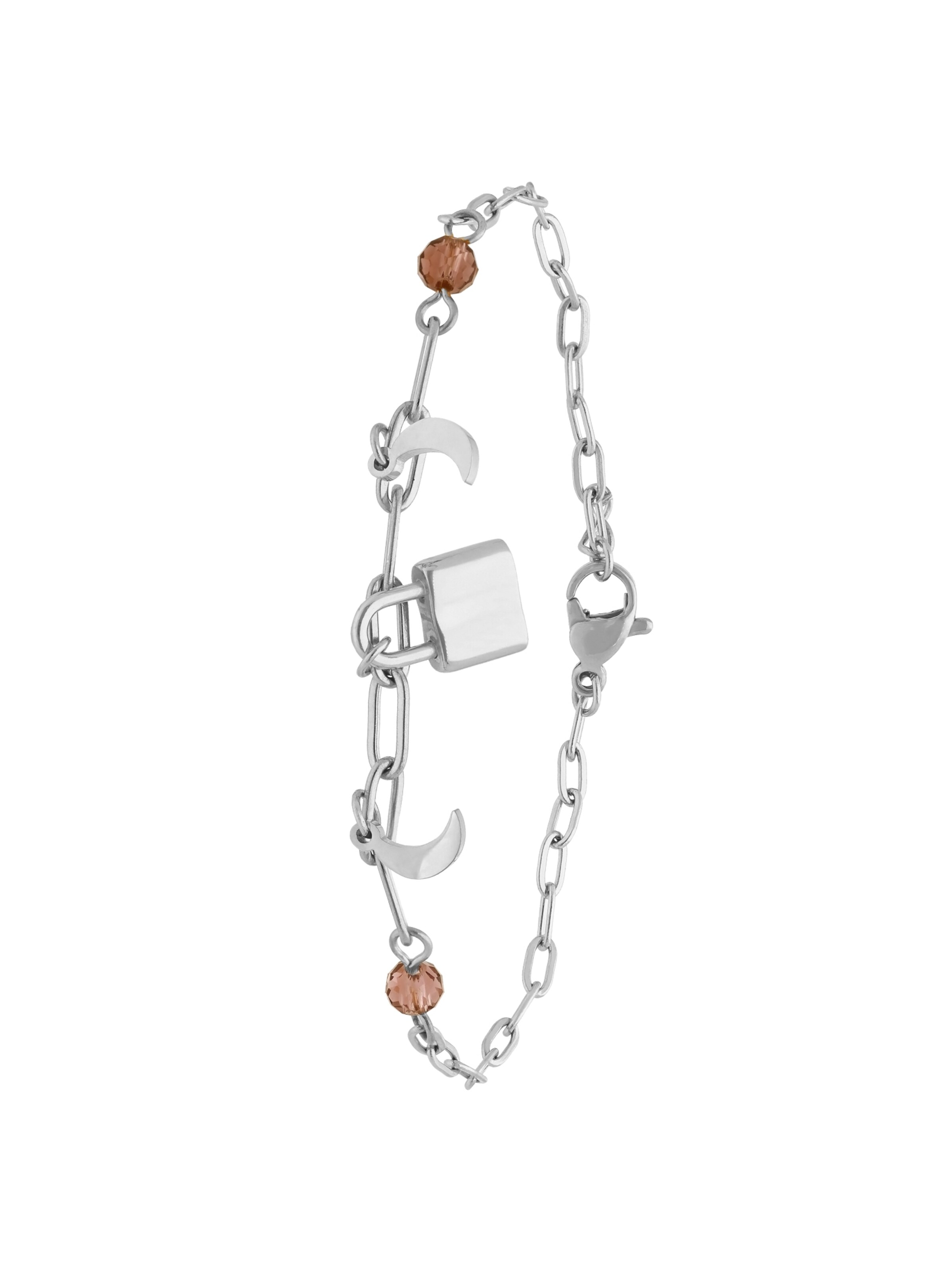 Lucardi Armband in Zilver: voorkant