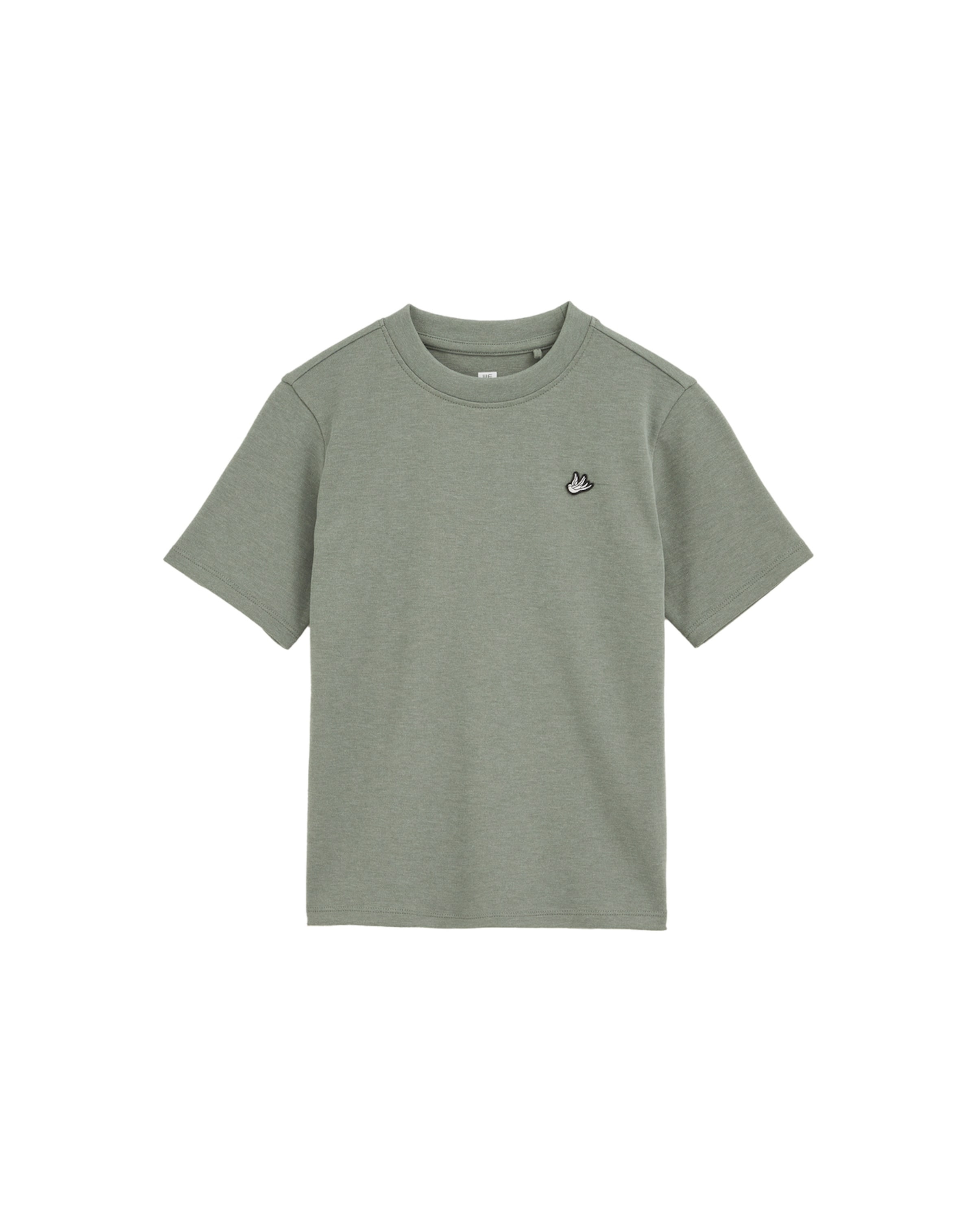 Tricou de la WE Fashion pe verde: față