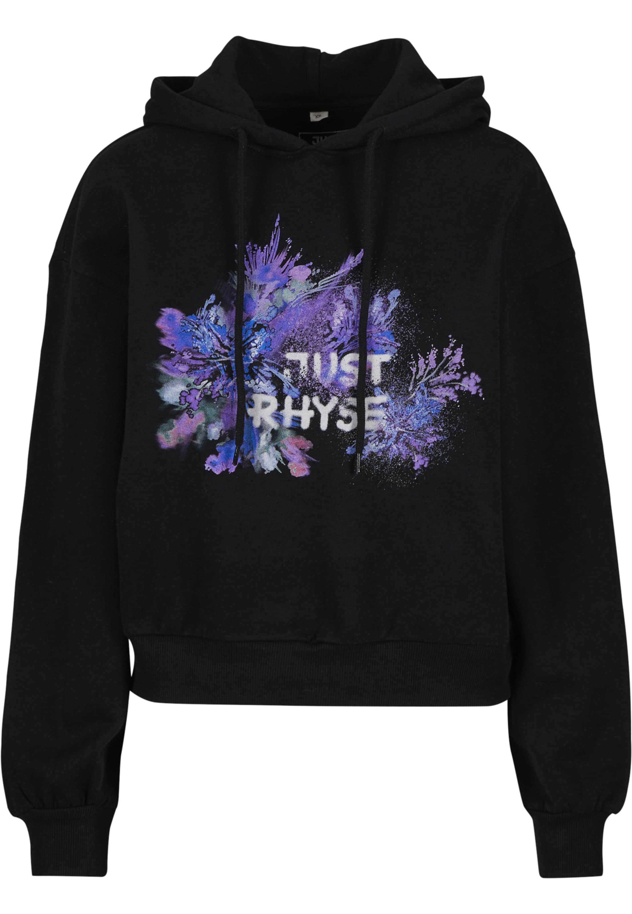 Just Rhyse - Sweatshirt em preto: frente