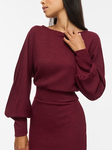 Abito in maglia 'VIRAFFI' di VILA in rosso