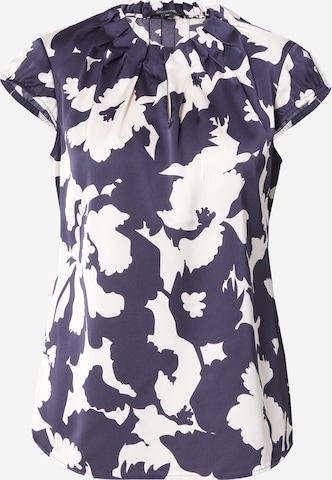 COMMA Bluse in Blau: Vorderseite