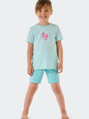 SCHIESSER Pajamas in Blue: front