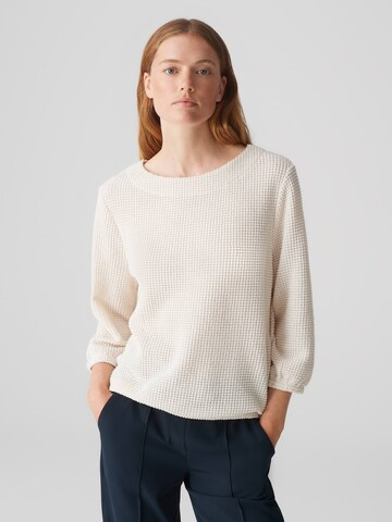 OPUS Tröja 'Gofona' i beige: framsida