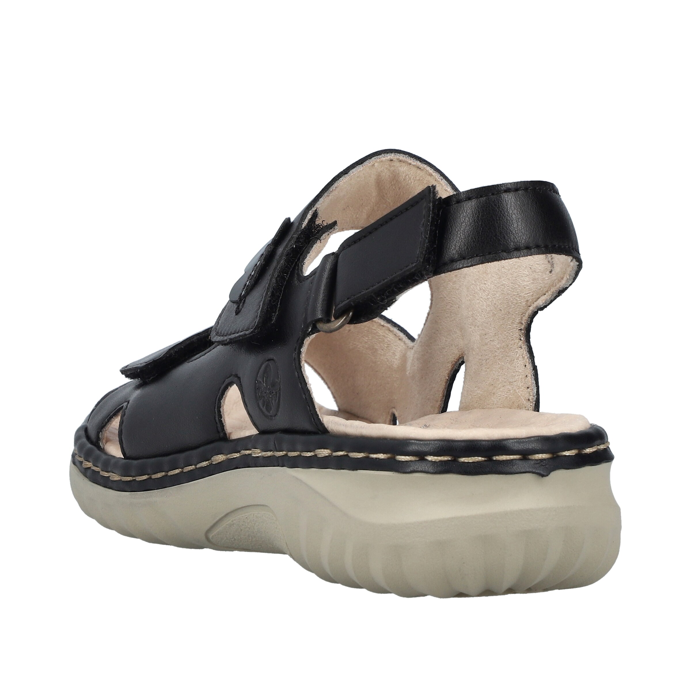 Sandales à lanières Rieker en noir