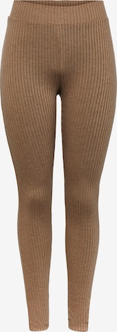 PIECES Leggings 'MOLLY' in Brown: front