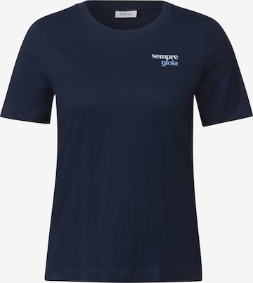 CECIL T-Shirt in Blau: Vorderseite