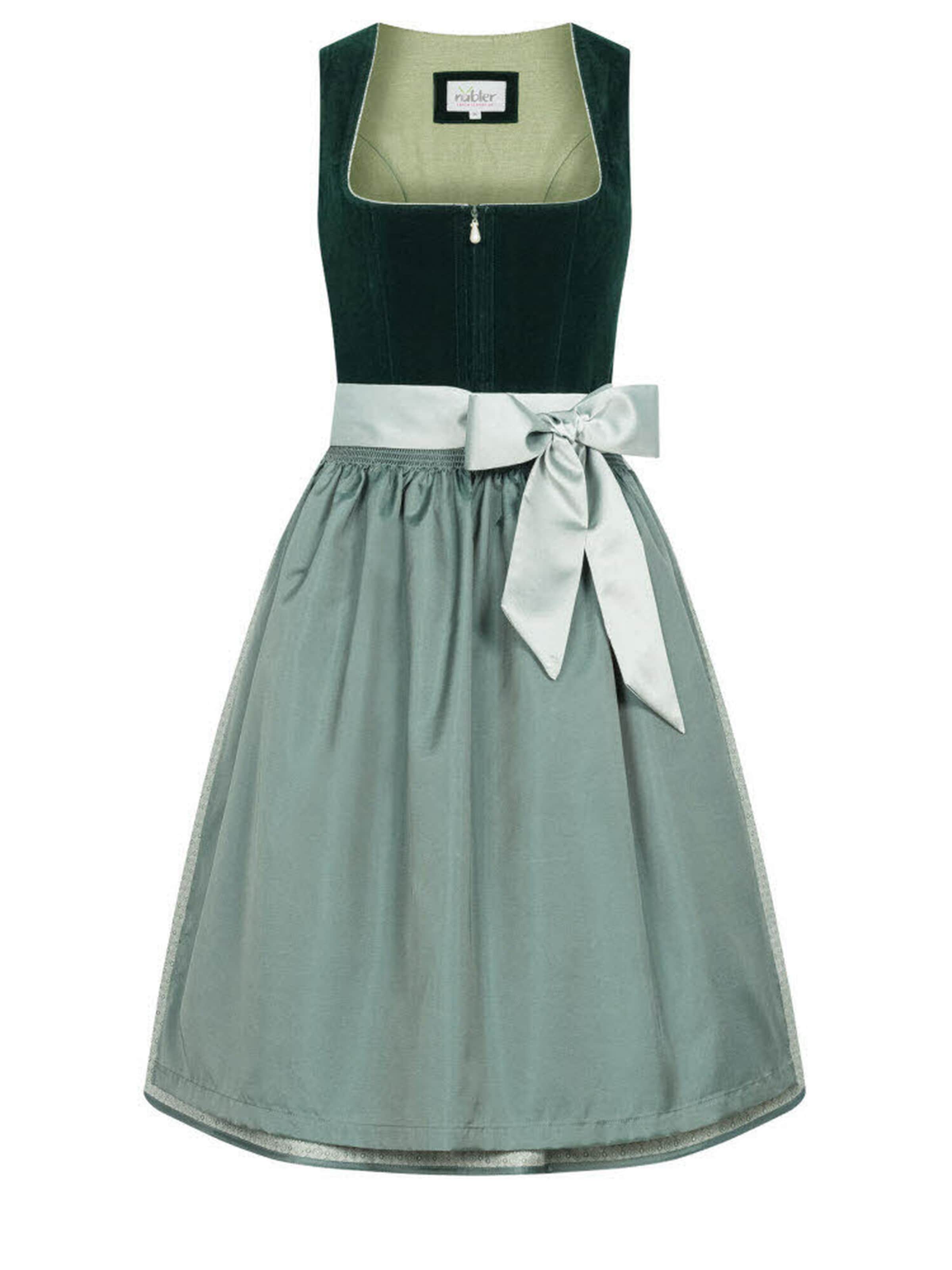 Trachtenhof Nübler Dirndl 'Dirndl Midi Elke'‌‌‌‌‌‌‌‌ in Grün: Vorderseite