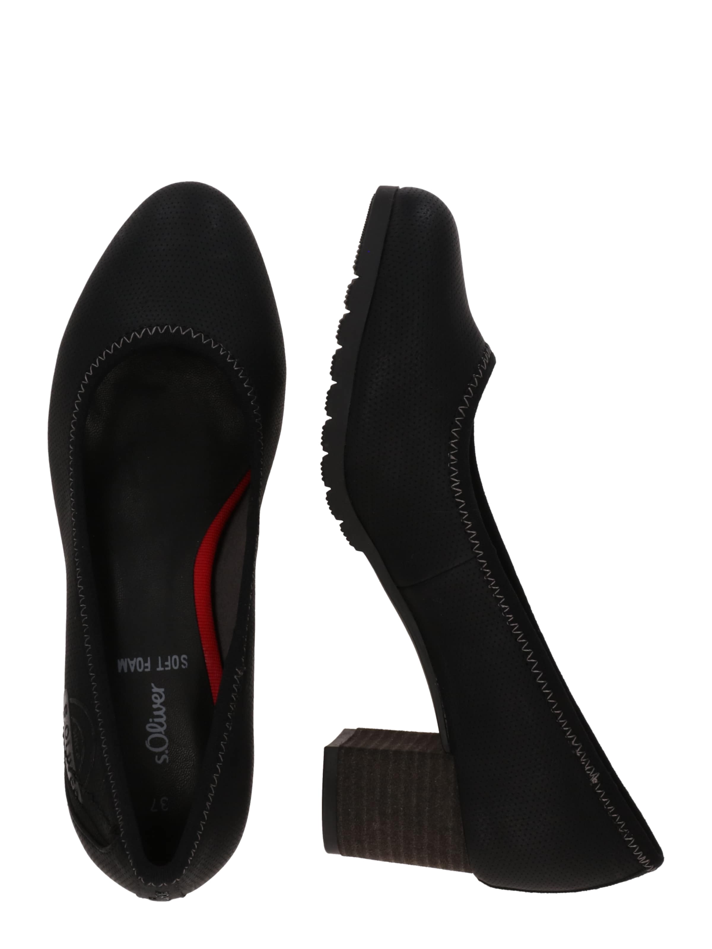 s.Oliver - Zapatos con plataforma en negro