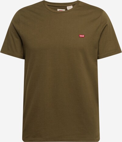 Marškinėliai 'SS Original HM Tee' iš LEVI'S ®, spalva – alyvuogių spalva / raudona / balta, Prekių apžvalga