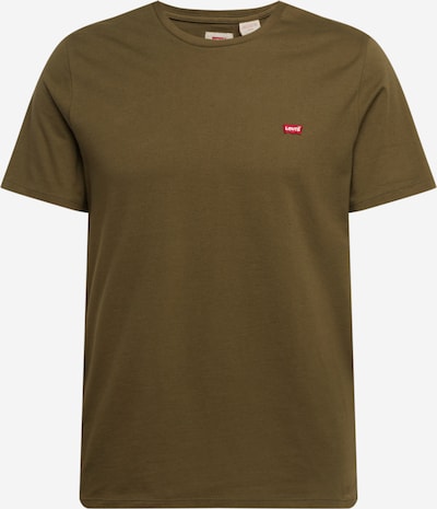 LEVI'S T-Krekls, krāsa - olīvzaļš / sarkans / balts, Preces skats