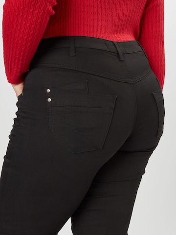 Zizzi Regular Jeans 'Gemma' in Schwarz