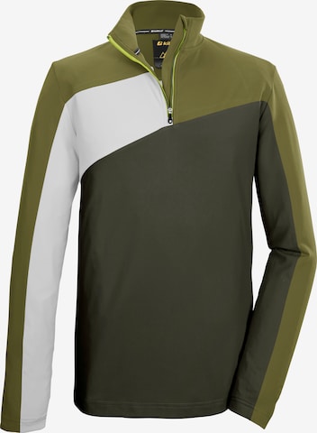 KILLTEC Performance Shirt in Green: front