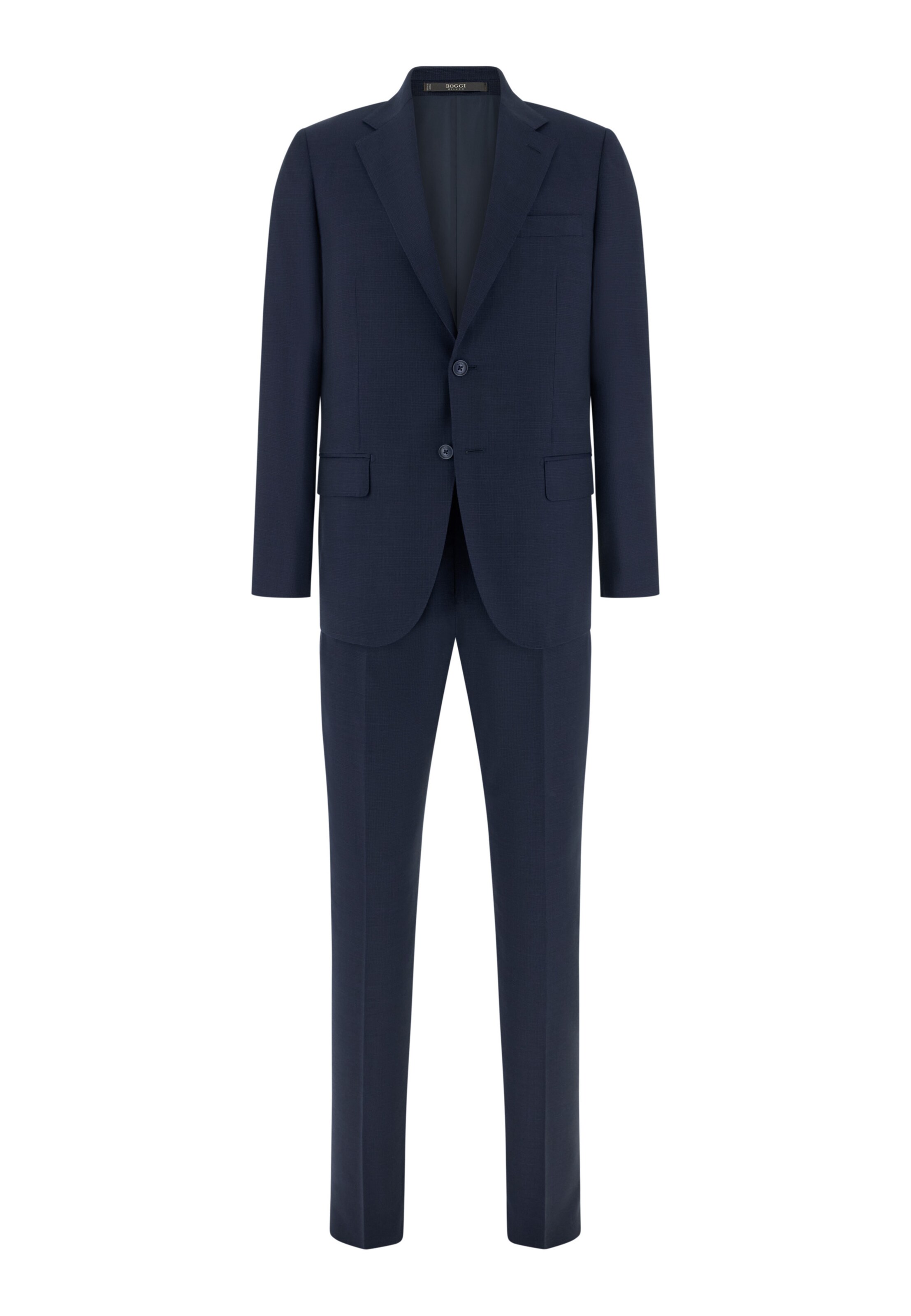 Boggi Milano Regular Anzug in Blau: Vorderseite