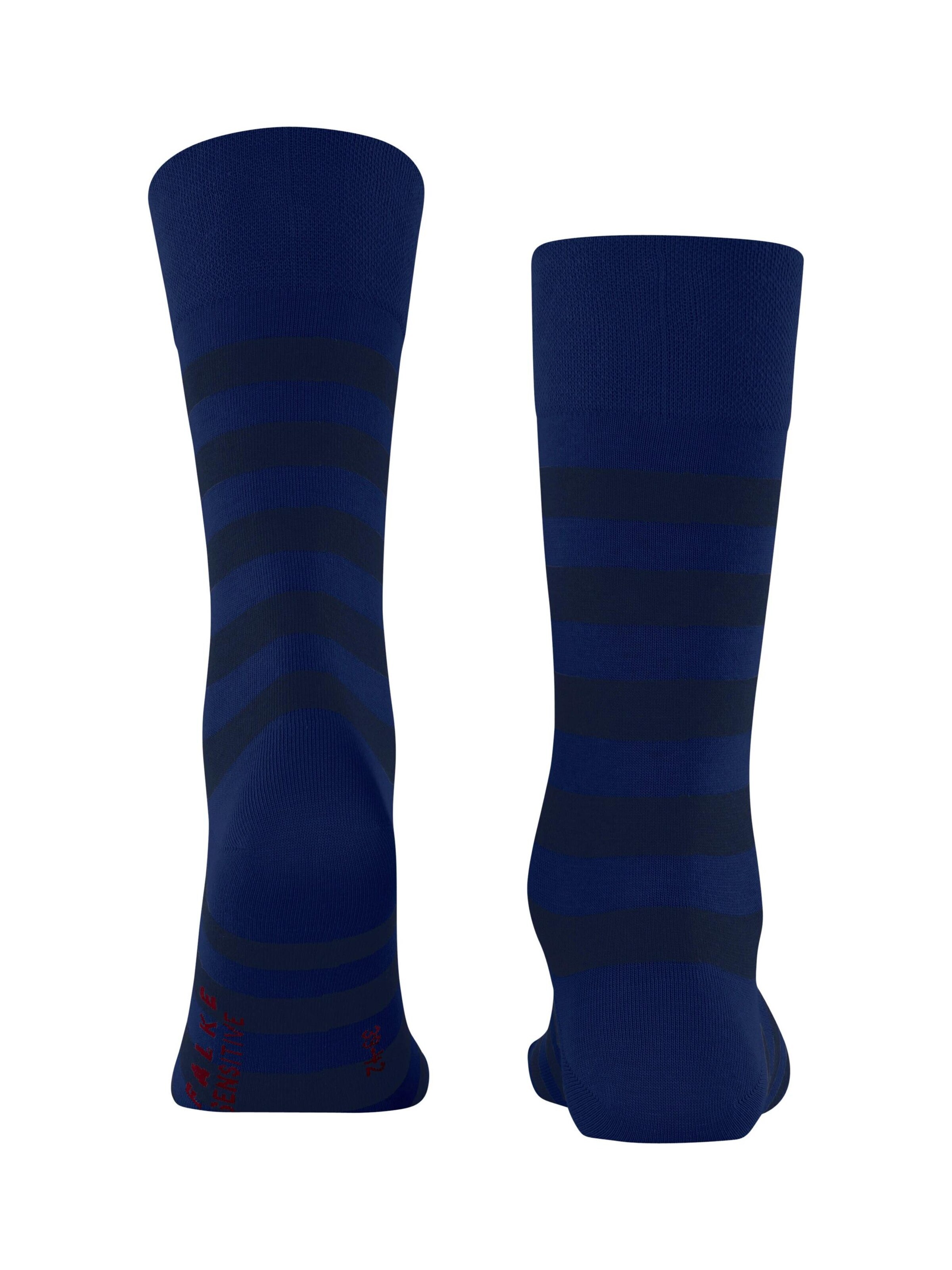 FALKE Socken 'Sensitive Mappd Line'‌‌‌‌‌‌‌‌ in Blau