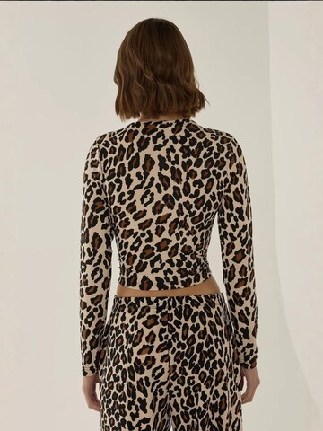 Hiccup - Casaco de malha em castanho